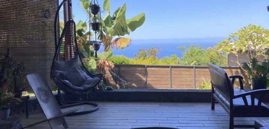 A vendre une ravissante villa de 120 m2 avec piscine chauffée et vue imprenable sur la mer à Petite île