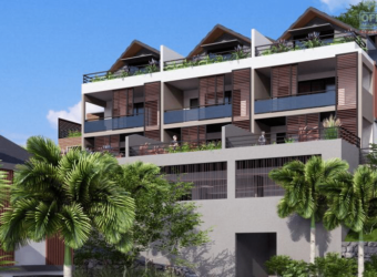 A vendre appartement T3 Duplex avec vue sur mer et montagnes, place de parking incluse à Saint Gilles Les Bains
