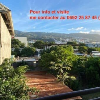 A vendre un spacieux appartement T2 avec vue montagne à Sainte Clotilde