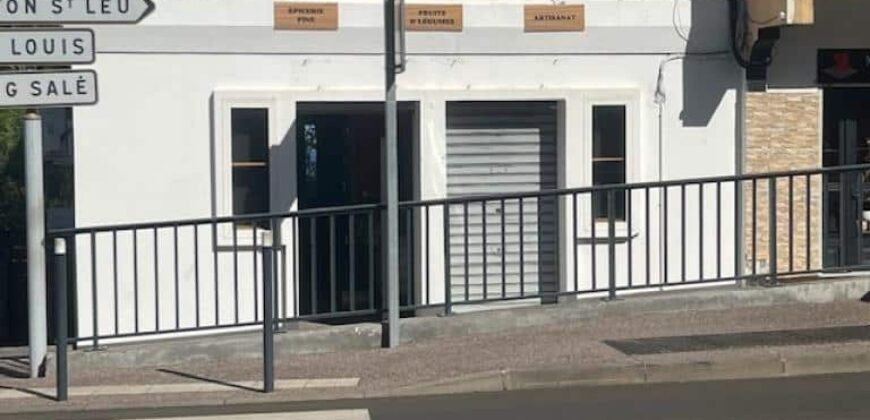 Location d’un local commercial de 20 m2 au centre-ville des Avirons