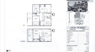Investissement Immobilier : Appartement Neuf T4 Duplex – 150,98m² – Avantages Fiscaux à Saint-Gilles les Bains
