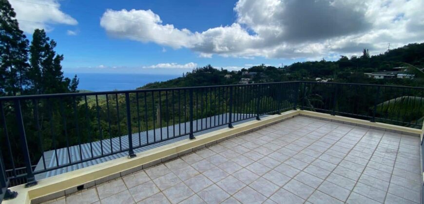 Location d’une charmante maison avec vue sur la mer à la Montagne