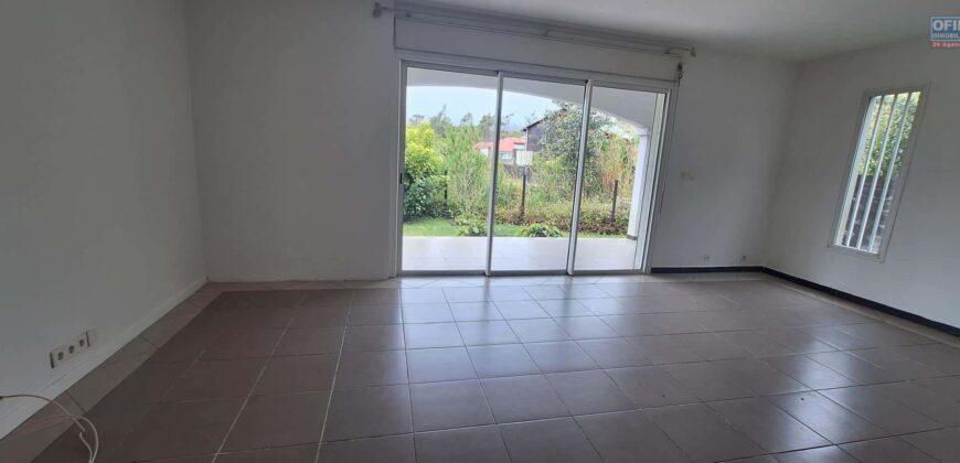 Location d’une charmante villa F5 de 106.20m2 à la Plaine des Palmistes