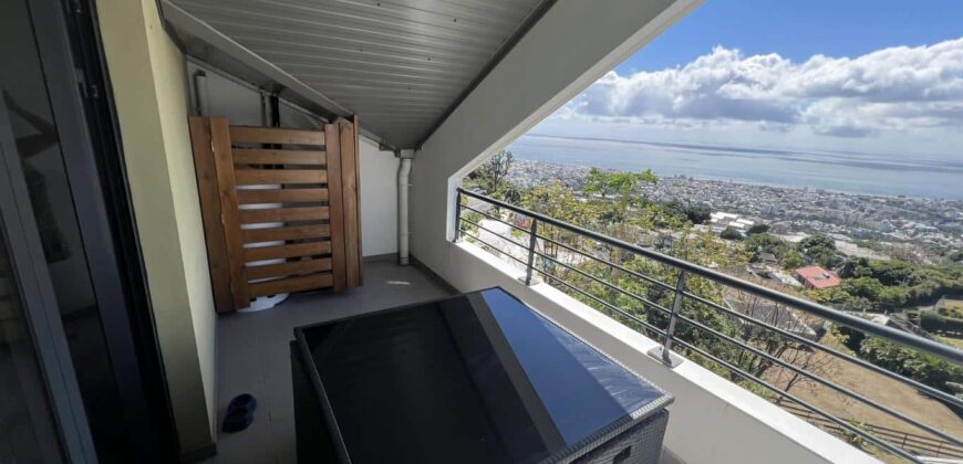 A vendre charmant appartement T2 de 44.63 m² avec vue sur la mer à Bellepierre