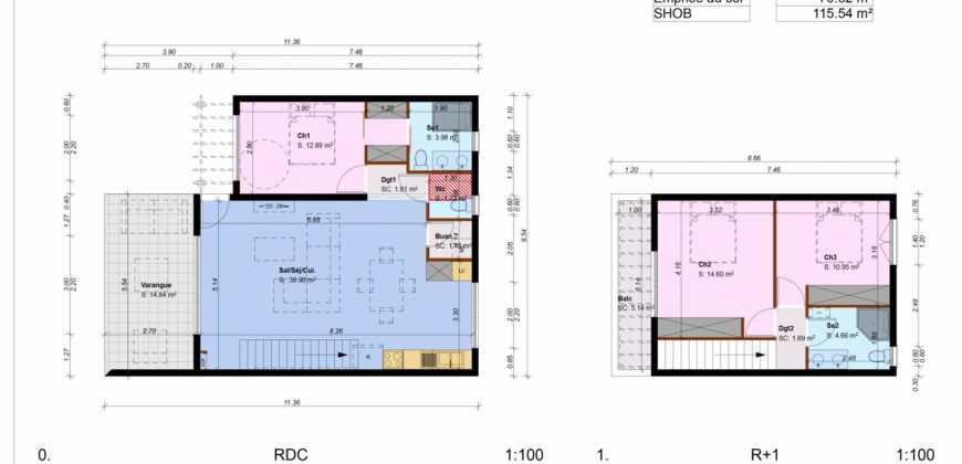 Terrain de 202 m² à vendre, proche centre-ville et collège, avec vue mer imprenable à Petite Île