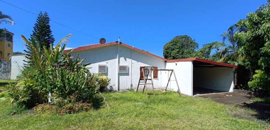 Vente d’une ravissante villa F5 sur un terrain de 1475 m² à La Confiance.