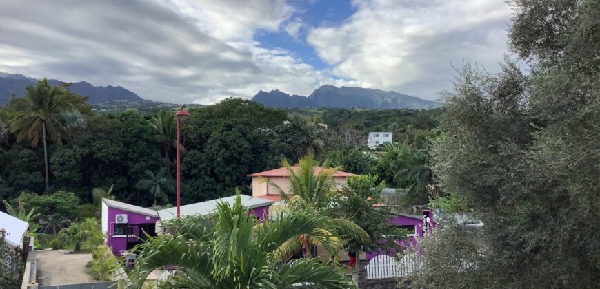 À vendre une spacieuse villa de 153 m² sur deux niveaux avec vue imprenable sur les montagnes à La Rivière Saint Louis.