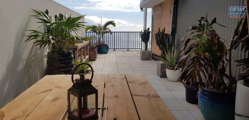 Location d’un charmant appartement T4 avec piscine et vue sur mer à Saint-Leu