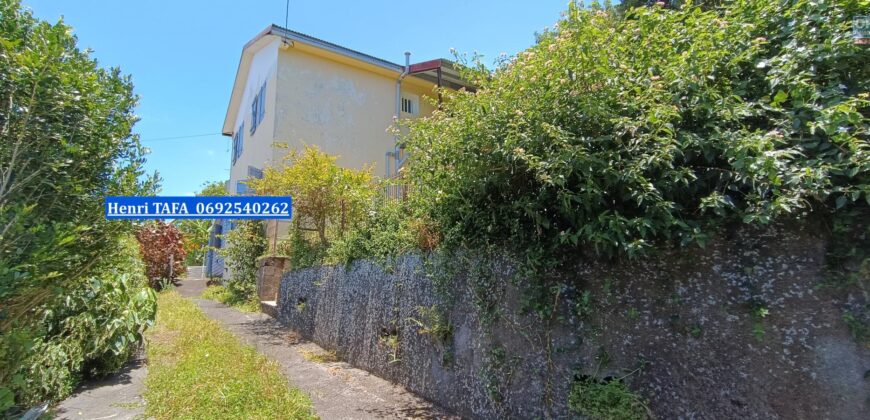 A vendre une maison F4 d’environ 90 m2 avec un petit studio sur un terrain constructible de 424 m2 à Langevin