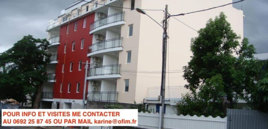 Agréable appartement T3 à vendre situé dans une résidence calme et sécurisée à Saint Denis