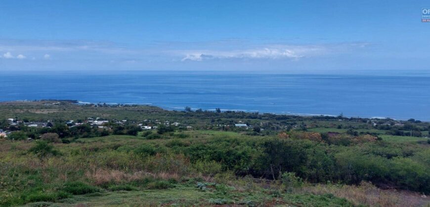 A louer un appartement T4 récent offrant une superbe vue sur la mer à Saint Leu