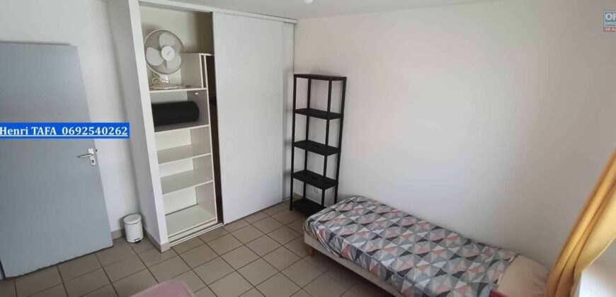 Charmant appartement F3 meublé à vendre à Saint-Joseph, proximité centre-ville