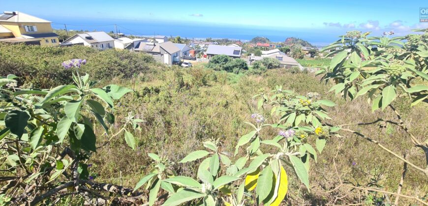 A vendre deux terrains constructibles d’environ 758 m2 chacun situés à La Plaine des Cafres