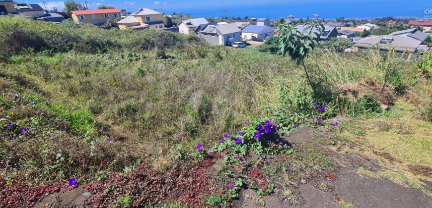 A vendre deux terrains constructibles d’environ 758 m2 chacun situés à La Plaine des Cafres