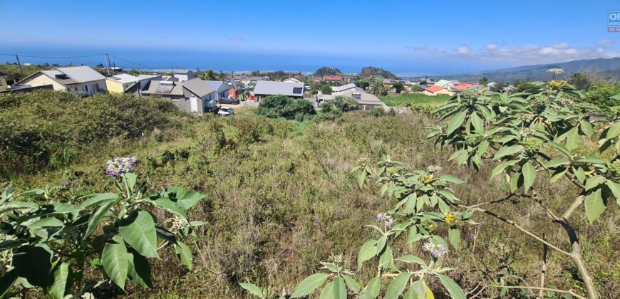 A vendre deux terrains constructibles d’environ 758 m2 chacun situés à La Plaine des Cafres