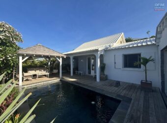 Vente d’une superbe villa avec piscine et vue mer imprenable à la Pointe des Châteaux.