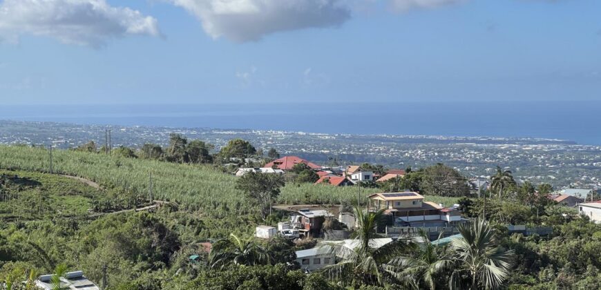 Vente d’une superbe maison F4+ avec vue mer et montagne à Saint-Louis