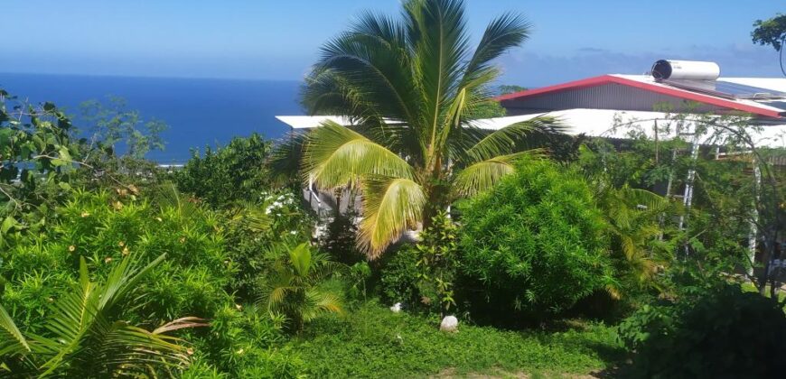 Location d’une maison F3 meublée avec vue sur mer à Trois Bassins