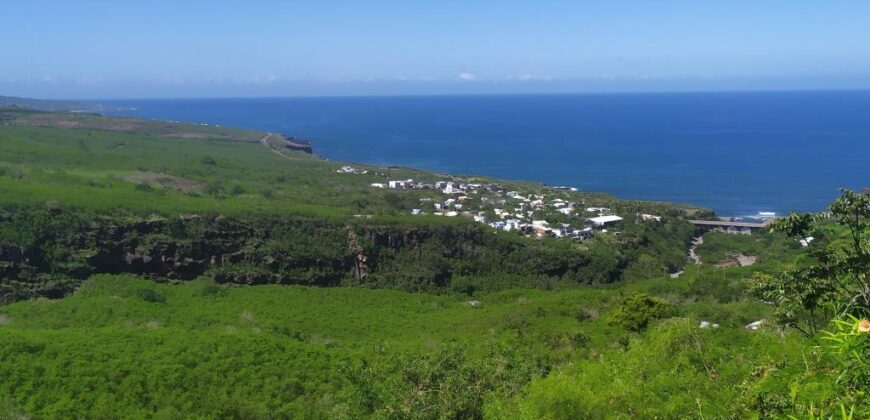 Location d’une maison F3 meublée avec vue sur mer à Trois Bassins